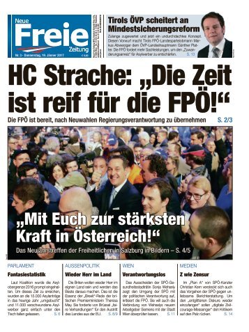 HC Strache: „Die Zeit ist reif für die FPÖ"