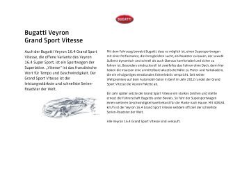 EX 2 Veyron 16.4 Grand Sport Vitesse-Bugatti D2