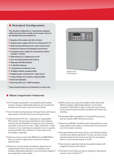 Solution F1 - NSC Sicherheitstechnik GmbH