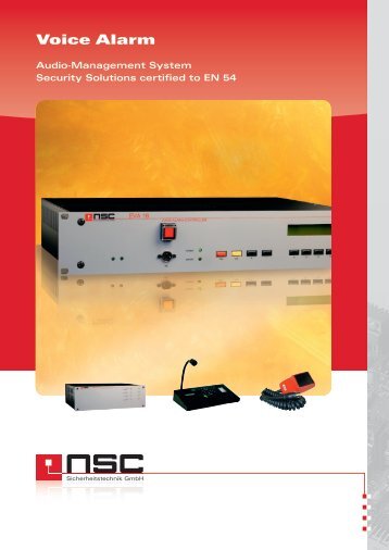 Interfaces and Software - NSC Sicherheitstechnik GmbH