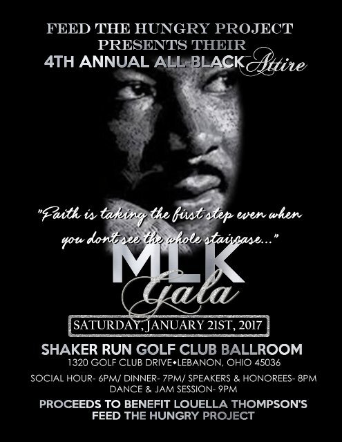 4th Annual MLK GALA 2017 Program