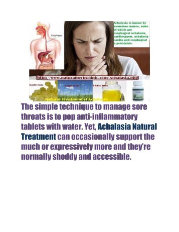 Achalasia Natural Treatment