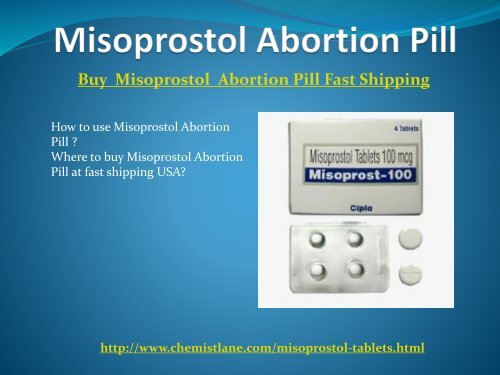 Buy Mifepristone & Misoprostol Abortion Pill Online With Fast Shipping USA