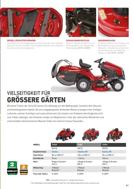 Katalog Toro 2017