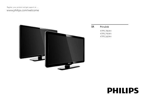 Philips TV LCD - Mode d&rsquo;emploi - SRP