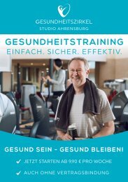 Gesundheitszirkel Flyer Gesundheit V3d neu