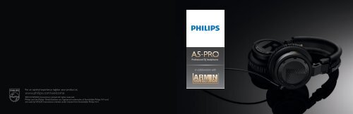 Philips Casque DJ professionnel - Brochure - LSP