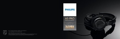 Philips Casque DJ professionnel - Brochure - KOR