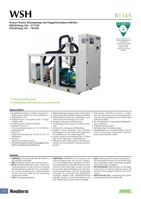 Kaltwasser-Kassettenklimageräte - Novatherm Klimageräte GmbH