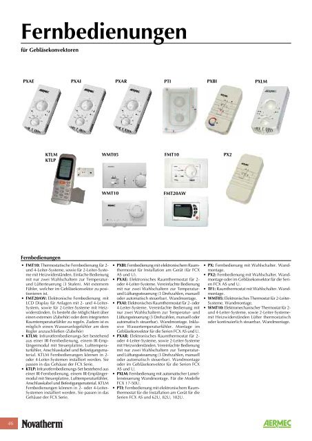 Kaltwasser-Kassettenklimageräte - Novatherm Klimageräte GmbH