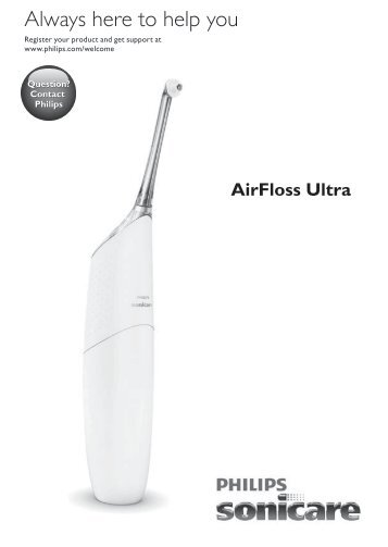 Philips Sonicare AirFloss Ultra - Microjet interdentaire - Mode dâemploi - FRA