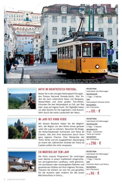 Online Reise-Katalog Europa