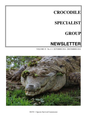 CROCODILE SPECIALIST GROUP NEWSLETTER