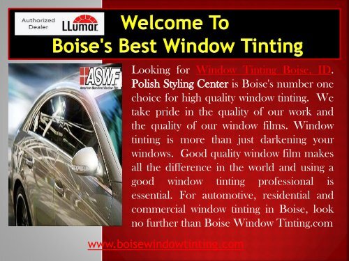  Automotive Window Tinting Idaho|Boise Window Tinting