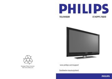 Philips TÃ©lÃ©viseur numÃ©rique Ã  Ã©cran large - Mode dâemploi - EST