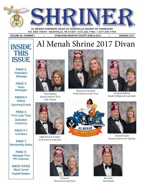 All Menah SHRINER JANUARY 2017