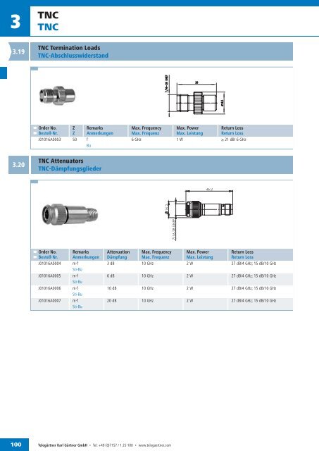 EN Coax Connectors and Components