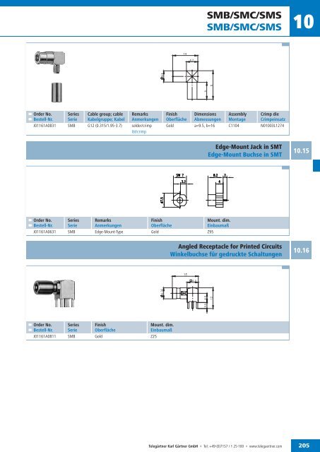 EN Coax Connectors and Components