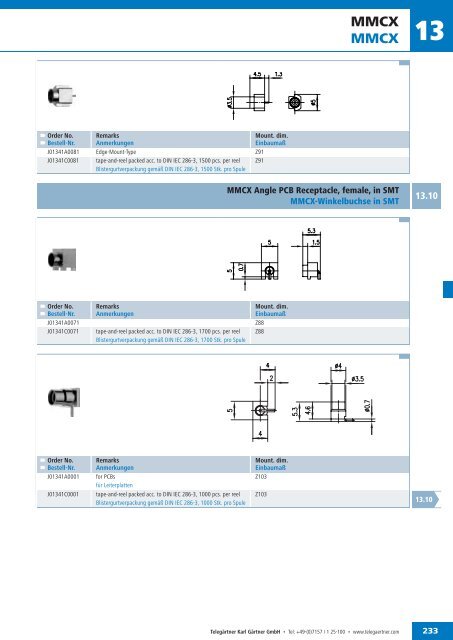 EN Coax Connectors and Components