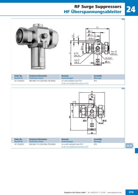 EN Coax Connectors and Components