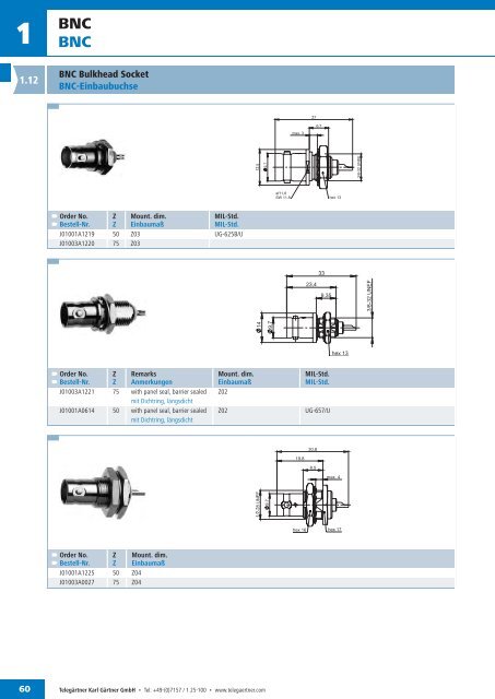 EN Coax Connectors and Components