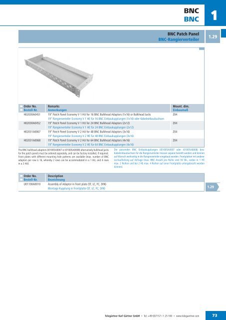 EN Coax Connectors and Components