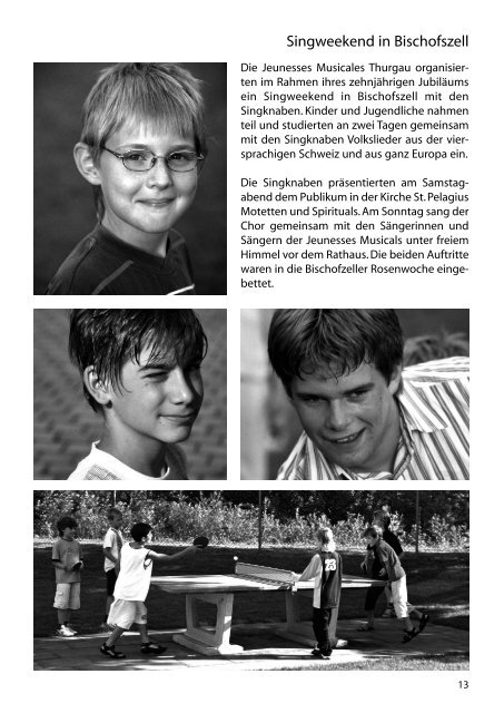 Bulletin 2005/2006 - Solothurner Singknaben