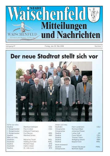 Mitteilungen und Nachrichten Mitteilungen und ... - Waischenfeld