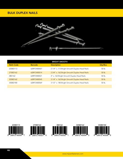 Impact Fasteners Catalogue 2017