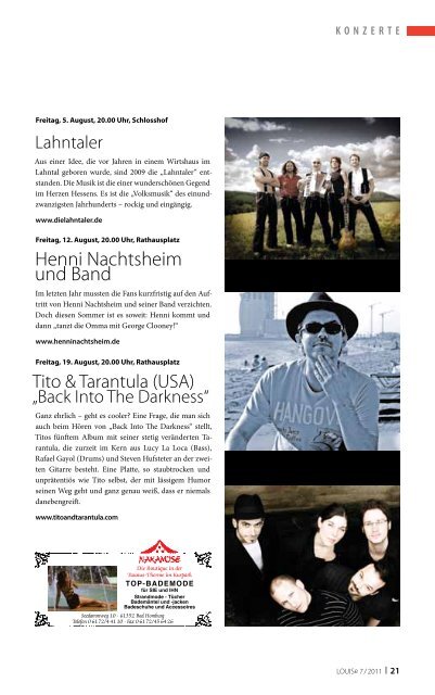 15.00 Uhr - LOUISe Magazin Bad Homburg