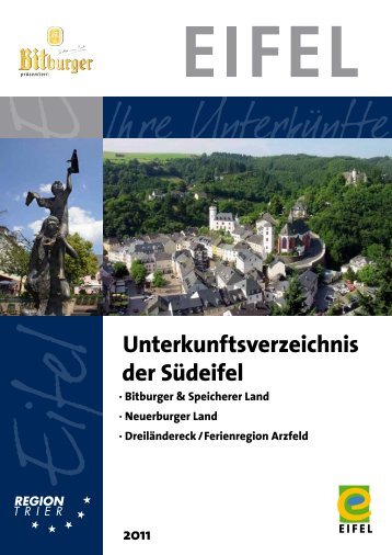 Unterkunftsverzeichnis der Südeifel - Tourist Information Bitburger ...