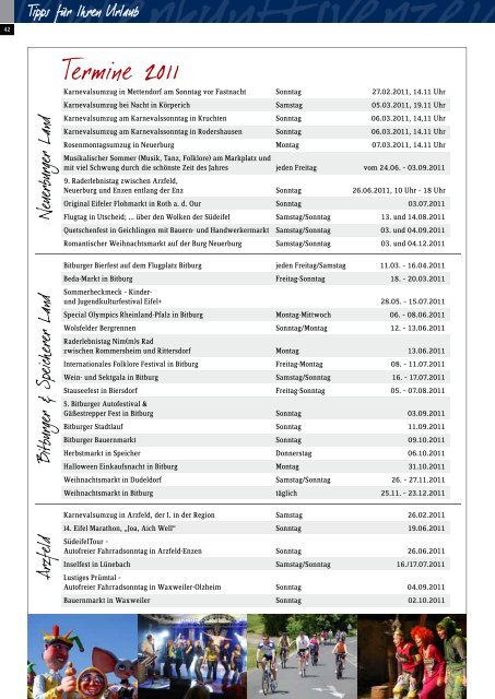 Unterkunftsverzeichnis der Südeifel - Tourist Information Bitburger ...