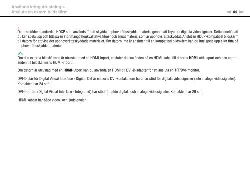 Sony VGN-AW41XH - VGN-AW41XH Istruzioni per l'uso Svedese