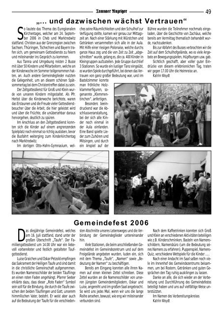 NR. 1 20. Dezember 2006 17. JAHRGANG - Stadtverwaltung Tanna