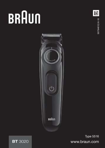 Braun BT 3020 - BT 3020 Manual (DE, UK, FR, ES, PT, IT, NL, DK, NO, SE, FI, GR)