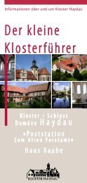 Der kleine Klosterführer - Kloster Haydau