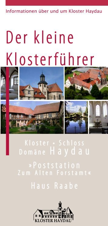 Der kleine Klosterführer - Kloster Haydau