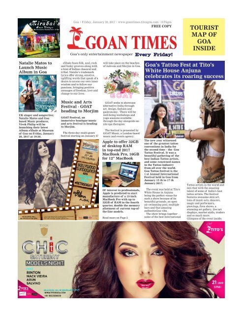 GoanTime January 20th 2017 Issue