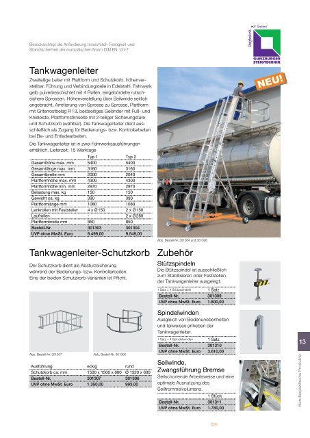 Steigtechnik Ratgeber 2017