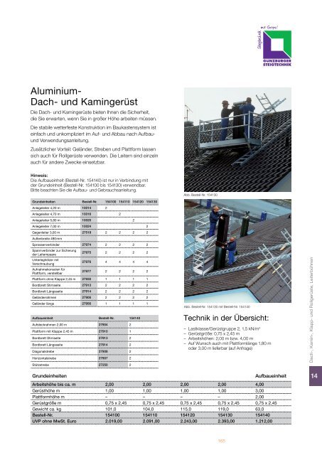 Steigtechnik Ratgeber 2017