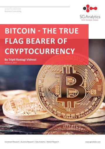 BITCOIN - THE TRUE FLAG BEARER OF CRYPTOCURRENCY