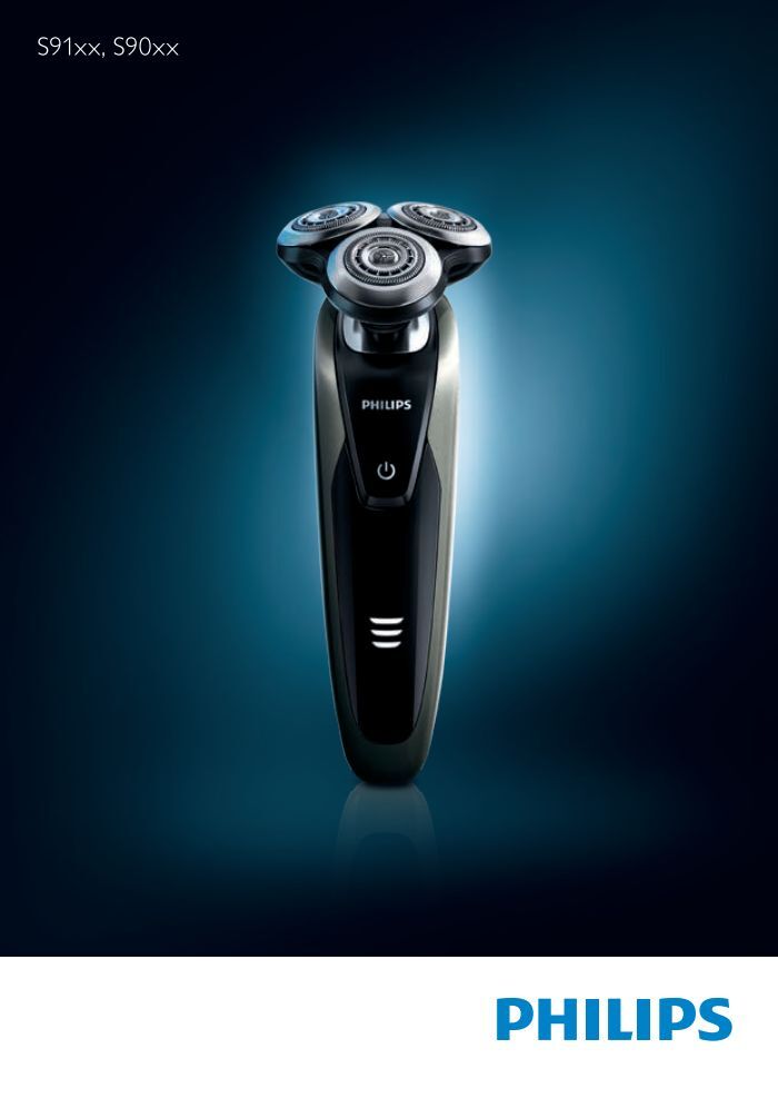 Philips Shaver series 9000 Rasoir &eacute;lectrique rasage &agrave; sec ou  sous l'eau - Mode d&rsquo;emploi - TZH