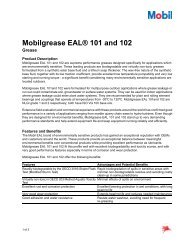 Mobilgrease EAL® 101 and 102