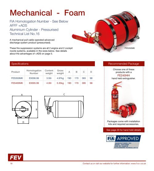 FEV Product Catalogue - WebHQ