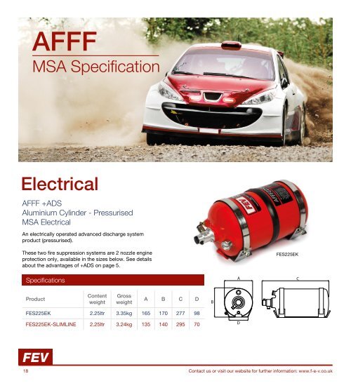 FEV Product Catalogue - WebHQ