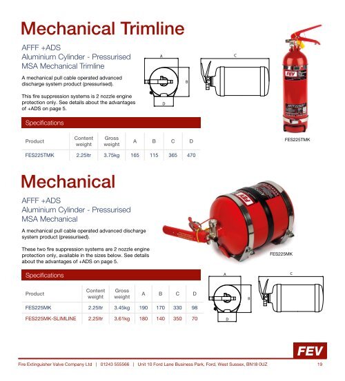 FEV Product Catalogue - WebHQ