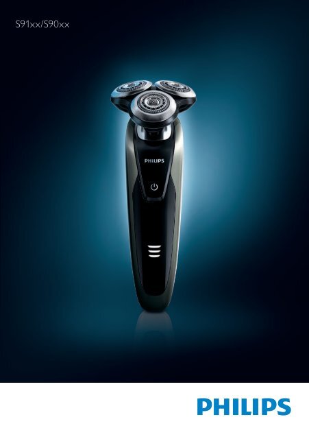Philips Shaver series 9000 Rasoir &eacute;lectrique rasage &agrave; sec ou sous l'eau - Mode d&rsquo;emploi - RON