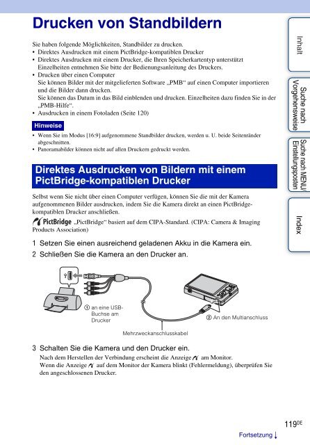Sony DSC-W380 - DSC-W380 Guida all&rsquo;uso Tedesco