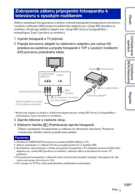 Sony DSC-W380 - DSC-W380 Guida all&rsquo;uso Slovacco