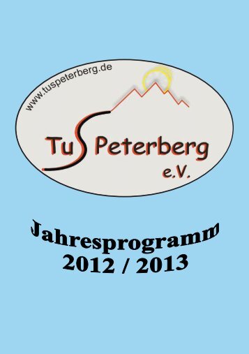 Telefon (06873) 64450 ·Fax 992299 - und Skiclub Peterberg e.V.